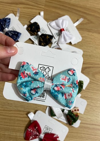 Renkli Bağlamalı Fiyonk Tokaları - Görsel 3