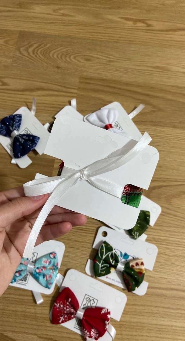 Renkli Bağlamalı Fiyonk Tokaları - Görsel 4