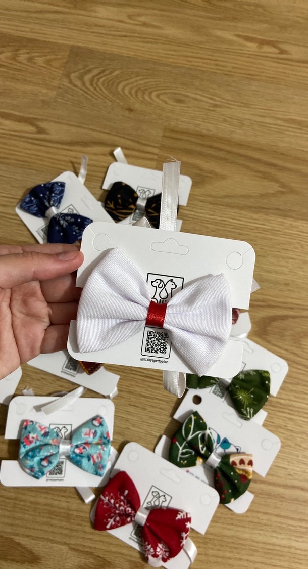 Renkli Bağlamalı Fiyonk Tokaları - Görsel 5