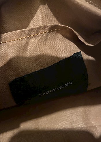 Fermuarlı Bej Keten Kadın Çanta - Görsel 4