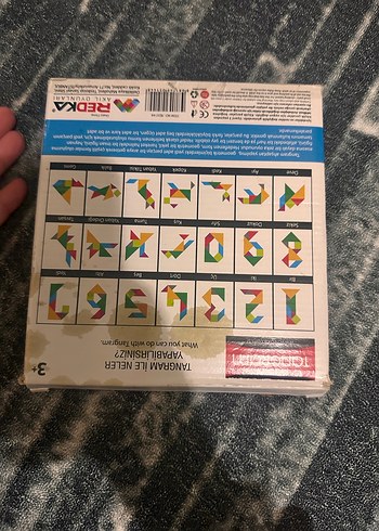 Beden Tangram Eğitici Oyuncak