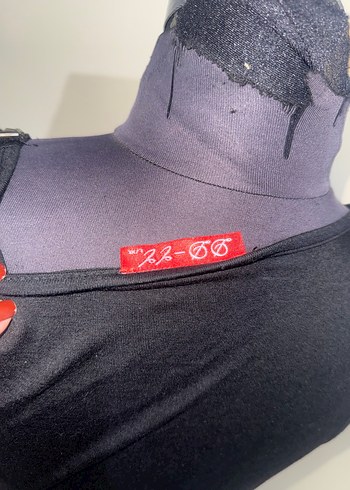 Siyah Gotik Zincir Detaylı Kadın Body Chain - Görsel 6