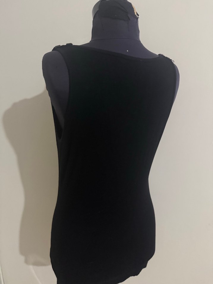 Siyah Gotik Zincir Detaylı Kadın Body Chain - Görsel 5