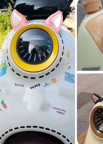 Motosiklet Far İçin Kedi Kulakları - Görsel 2