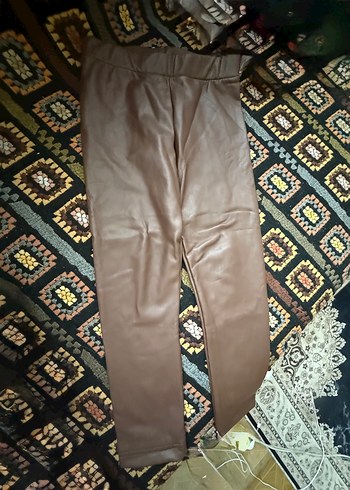 Kız Çocuk Deri Tayt - Görsel 2