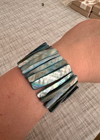 Accessorize Turkuaz Boncuklu Bayan Bohem Bileklik