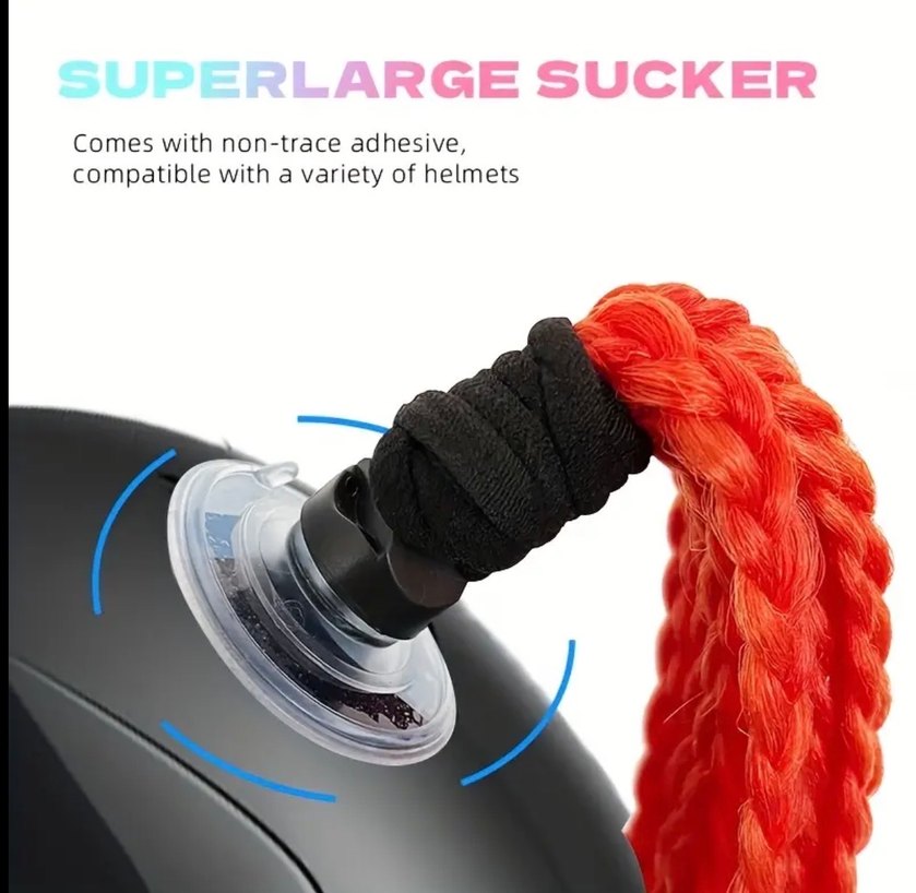 Motorsiklet Kask için Saç Örgü - Görsel 2