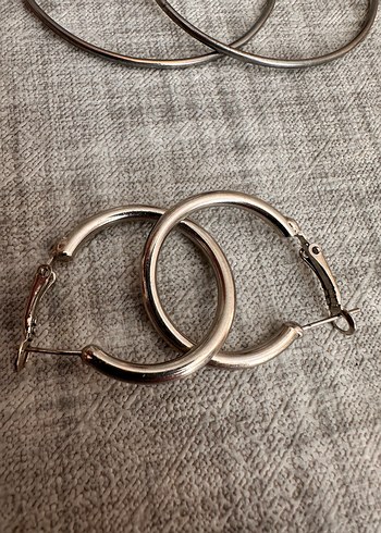 Accessorize Bayan Halka Küpe Çift Set