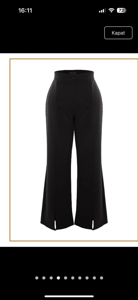 Büyük beden Cigarette Pantolon - Görsel 3