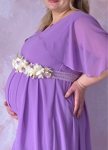 Büyük Beden Hamile Elbisesi - Görsel 5