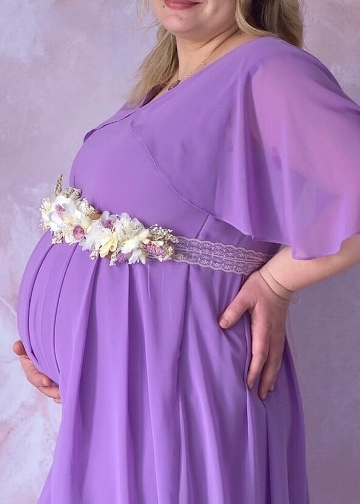 Büyük Beden Hamile Elbisesi - Görsel 5