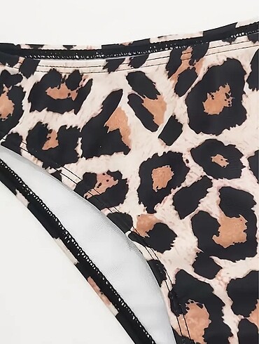 xl Beden Leopar Bayan Bikini