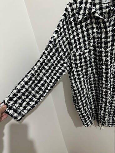 m Beden Bayan Zara Oversize Ceket Gömlek