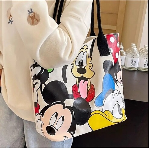 Beden Mickey Mouse Bayan Kol Çantası
