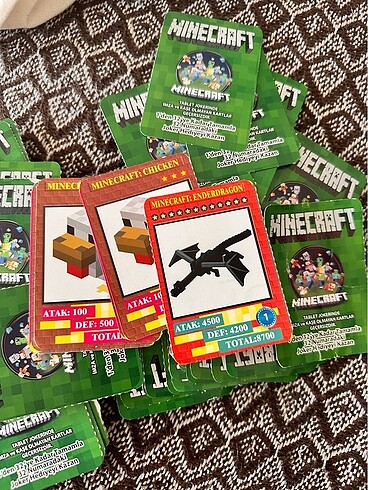 Minecraft Oyun Kartları - Görsel 2