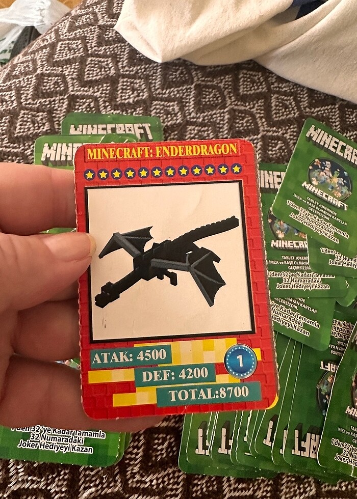 Minecraft Oyun Kartları - Görsel 3