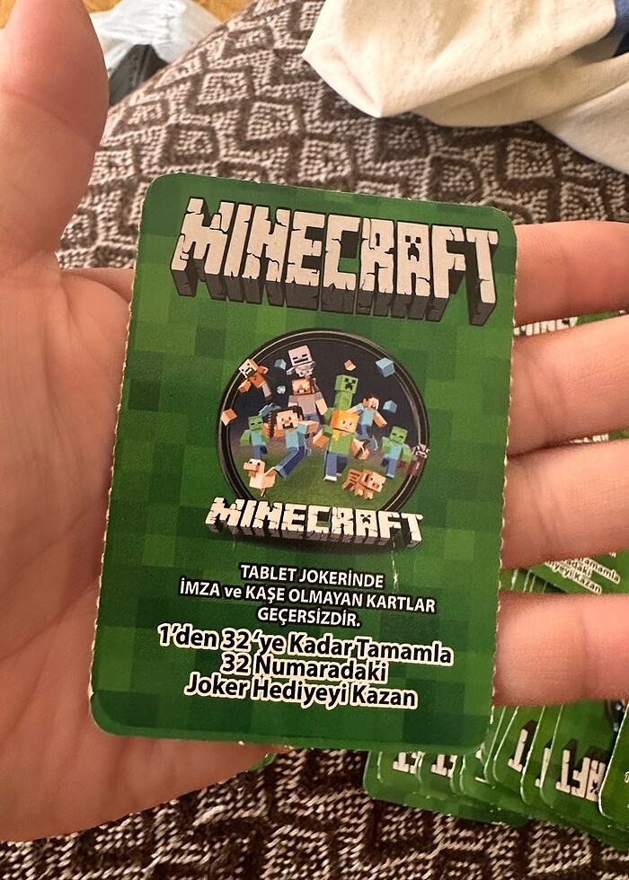 Minecraft Oyun Kartları - Görsel 4