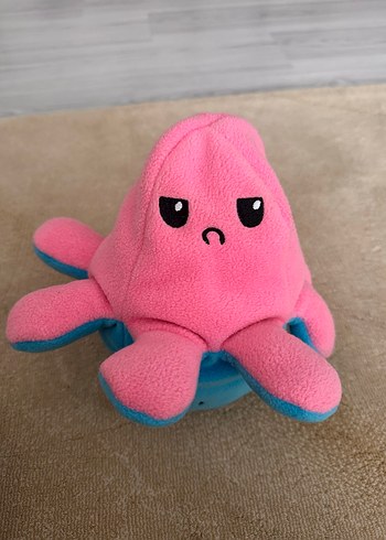Pembe Renkli Peluş Ahtapot Oyuncak
