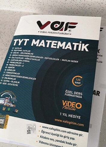 TYT MATEMATİK VAF 