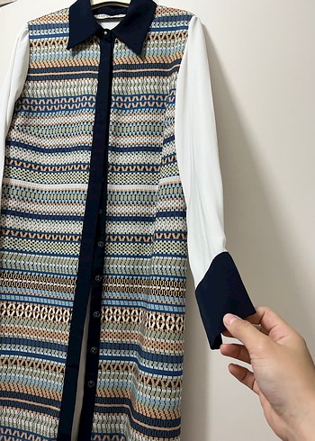 Zara Desenli Bohem Kadın Uzun tunik