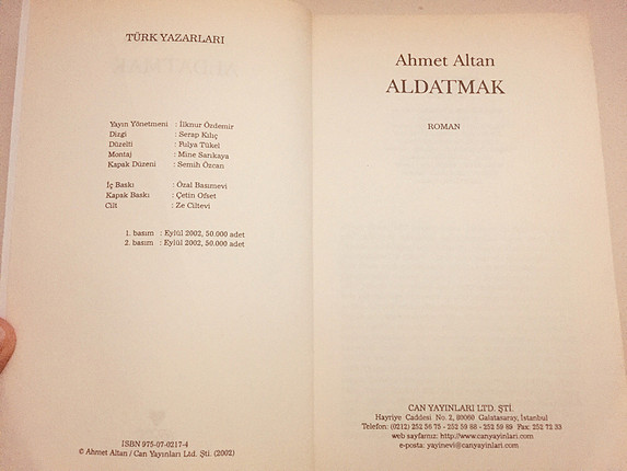 Ahmet Altan - Aldatmak