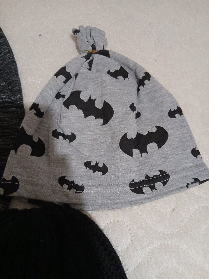 Erkek Örgü Bere Seti - Gri ve Siyah - Görsel 4