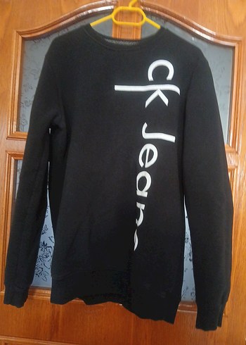 Calvin Klein Erkek Siyah Uzun Kollu Sweatshirt