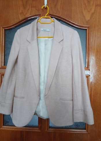 Colin's pudra rengiKadın Ofis Blazer Ceket