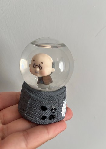  Beden gri Renk Mini kar küresi