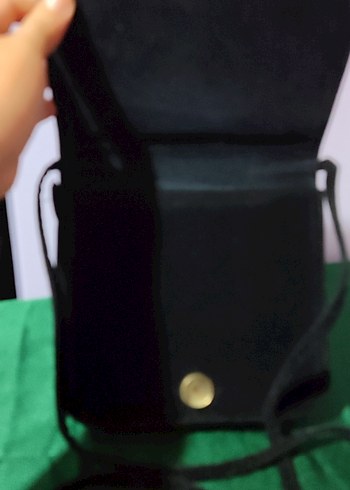 siyah süvet abiye çanta - Görsel 2