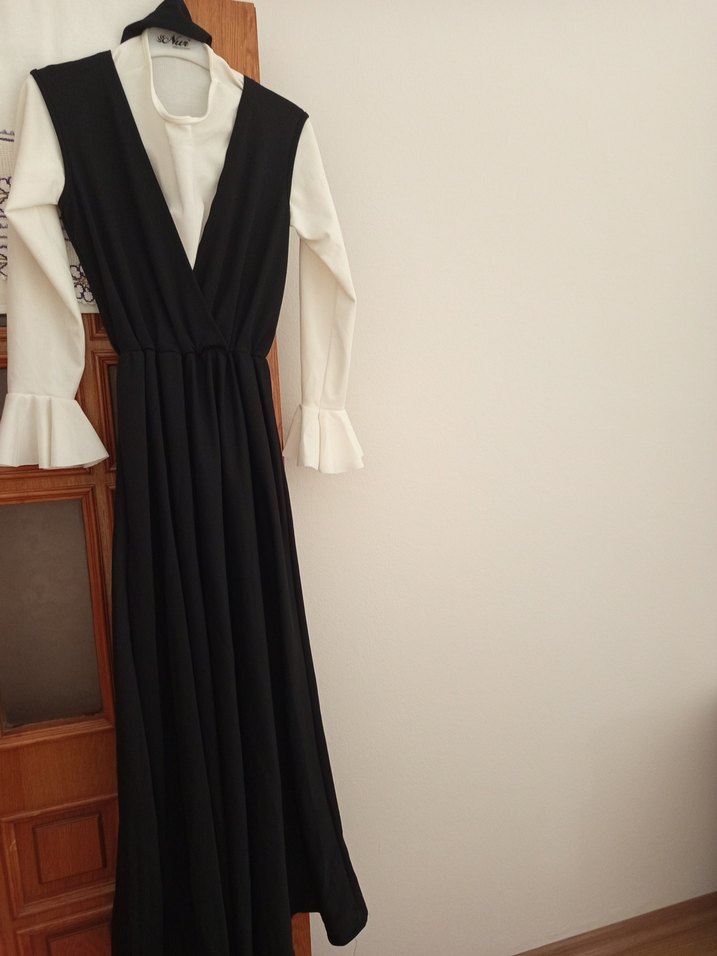 siyah elbise gömlek dahildir - Görsel 3