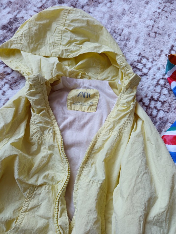 Renkli Fermuarlı Kapüşonlu Erkek Çocuk Yağmurluk âdet fiyatı - Görsel 3