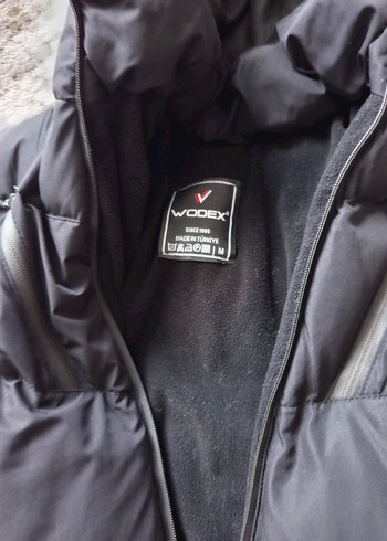 Erkek Siyah Kapüşonlu Kış Montu - Görsel 5