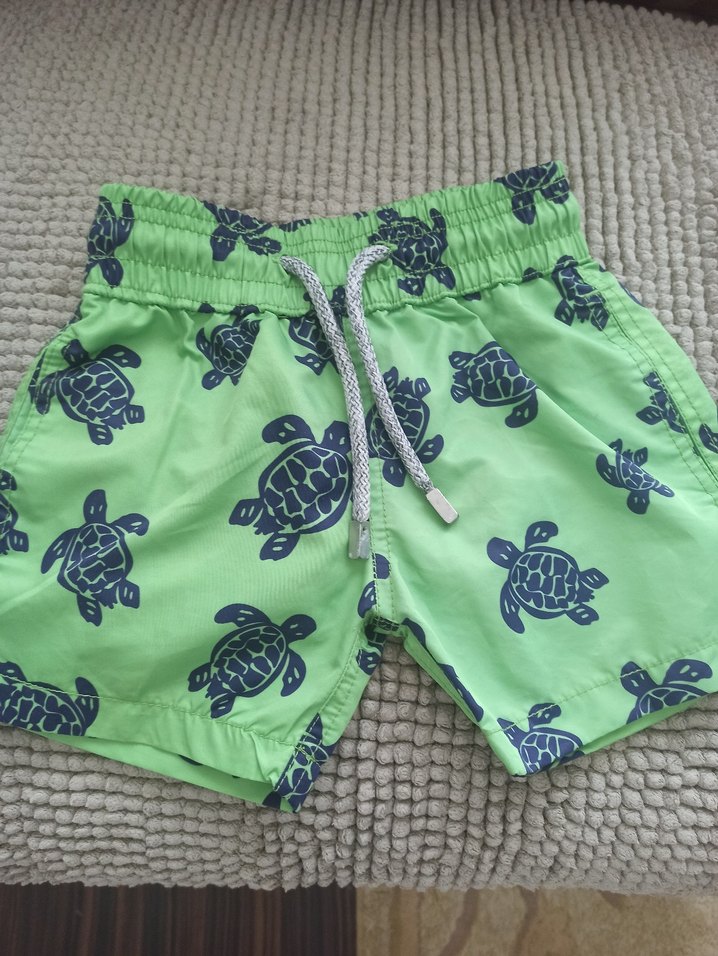 Erkek Çocuk Yeşil Baskılı Mayo Şort 4 yaş için - Görsel 2