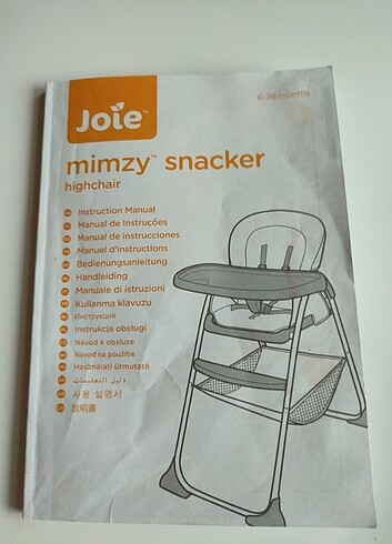 Joie mimzy snacker mama sandalyesi - Görsel 10