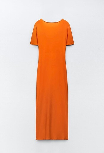 Zara Turuncu Zara Elbise