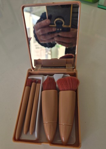 seyahat boy makyaj fırça seti sıfır - Görsel 3