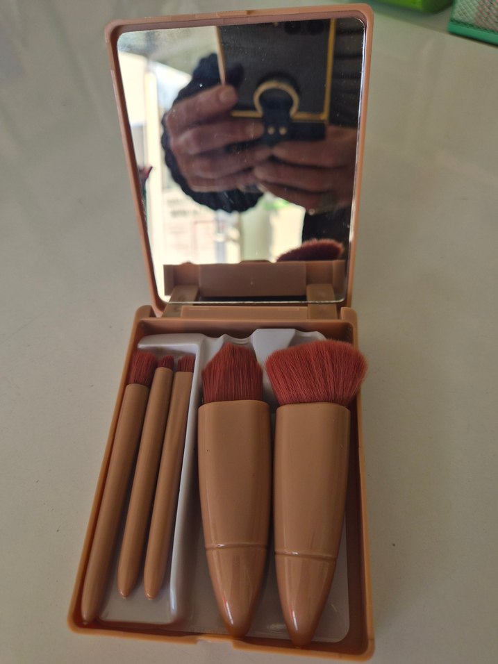 seyahat boy makyaj fırça seti sıfır - Görsel 3