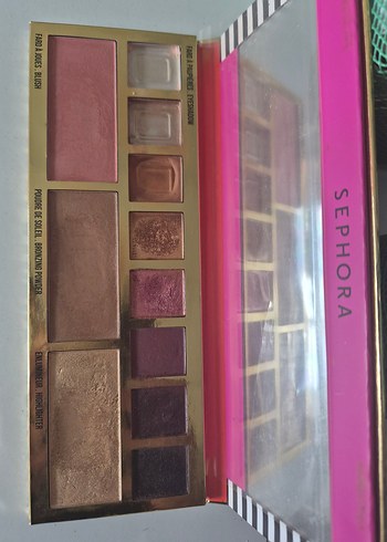 Beden Renk Sephora Pembe Göz Farı Allık Aydınlatıcı Paleti