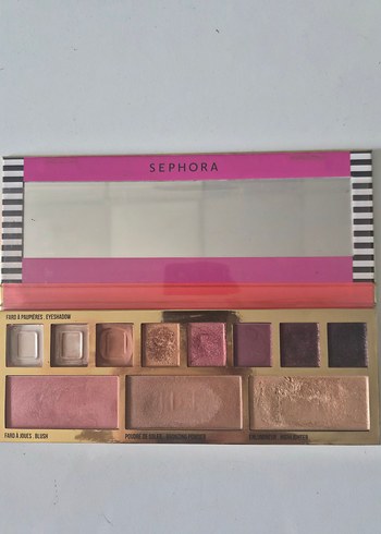 Sephora Pembe Göz Farı Allık Aydınlatıcı Paleti