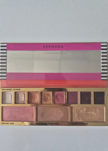 Sephora Sephora Pembe Göz Farı Allık Aydınlatıcı Paleti