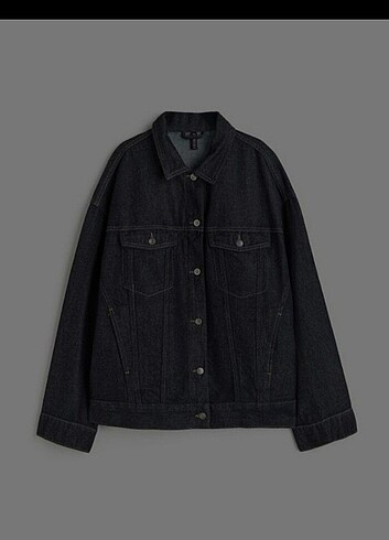 xs Beden gri Renk Hm oversize kot ceket 
