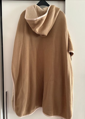 m Beden camel Renk Bej Midi Kadın Hırka Kapüşonlu Rahat Kesim