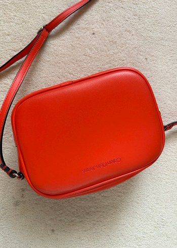 Calvin Klein Kırmızı Deri Kadın Çapraz Çanta - Görsel 9