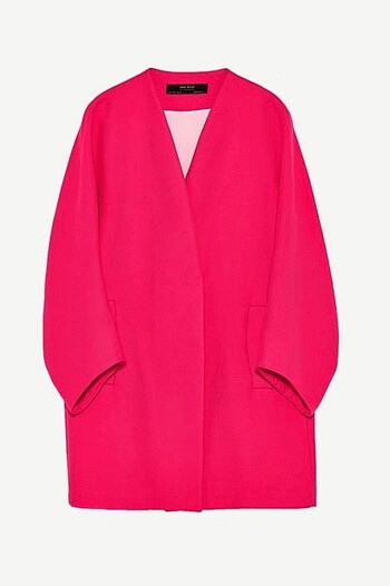 s Beden pembe Renk Zara Pembe Kaban