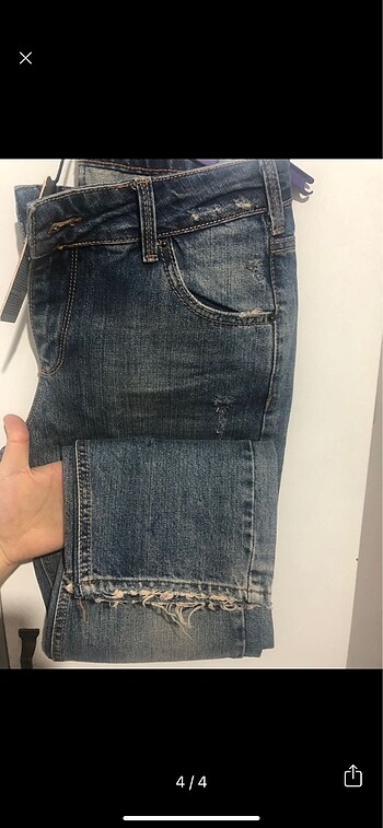 28 Beden lacivert Renk Kot jean