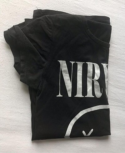 s Beden siyah Renk Nirvana T-shirt