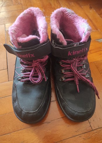 Kinetix Kız Çocuk Pembe Kürklü Lastik Bot