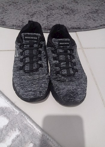 Skechers Gri Spor Kadın Sneakers