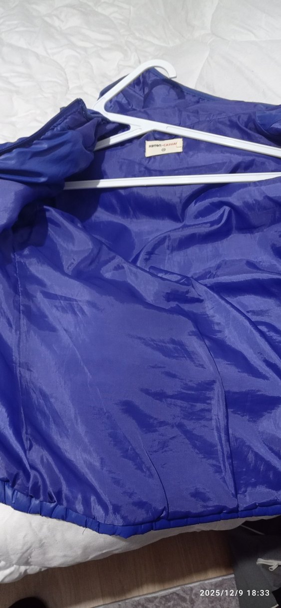 Mavi Kadın Kapitone Kışlık Mont - Görsel 4